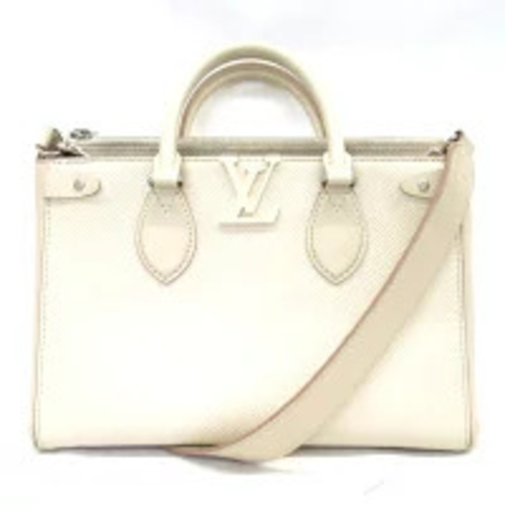 Louis Vuitton Shoulder Bag Noe Epi Leather Grenelle Tote White Handbag